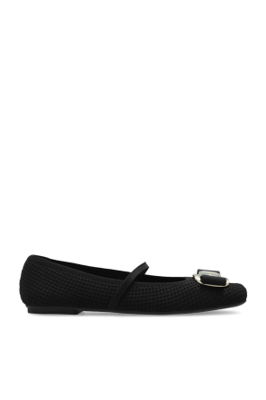 フラットシューズ Huekkyang Harmony Patent Black Flats TT00057-NOIR Harmony Velvet Bow Slingback Flat, Black | Chinese Laundry